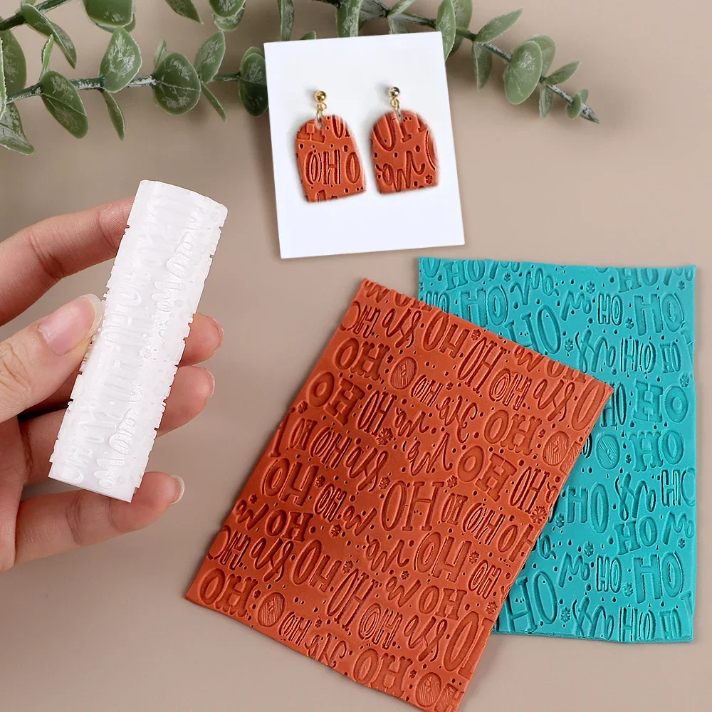 

Текстурированные ролики для полимерной глины HO: Дизайн для создания серег, для проектов, художественные инструменты для изготовления ювелирных изделий