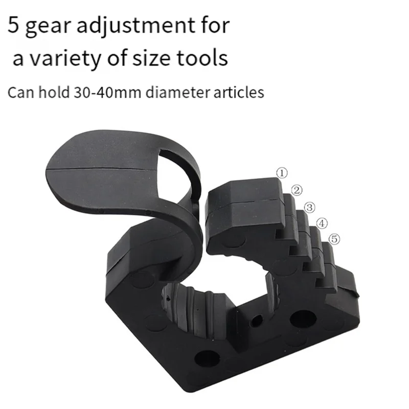 Suporte de pá ABLL-4Pcs para ferramentas e equipamentos de 1-1/7 pol. a 1-4/9 pol. de diâmetro, montagem de rack de telhado para rv van caminhões barco trem