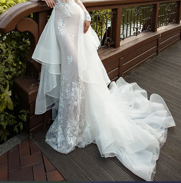 Jupe détachable de mariée en tulle, 6 couches, surjupe amovible, jupe de mariage, jupe de mariée, surjupe de mariée, taille personnalisée