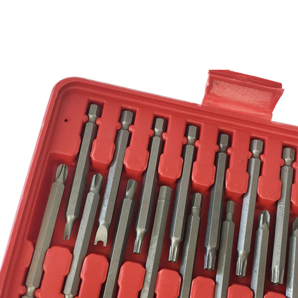 98pcs Screwdriver Set Slotted Repair Combination Tool Kit Hand Combination Tool Tools Batch Set