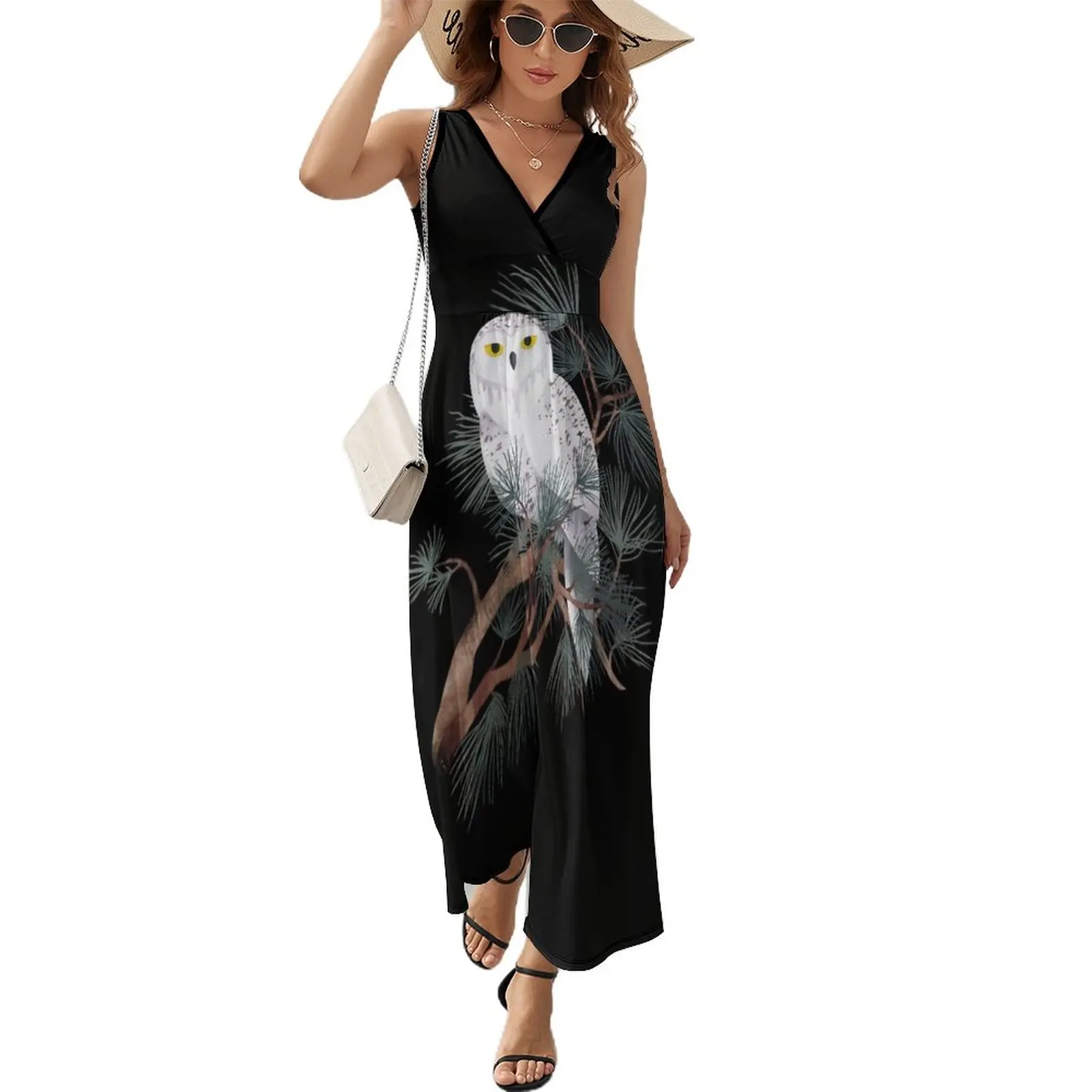 

Snowy Sleeveless Dress Women dresses summer dress party night Beachwear