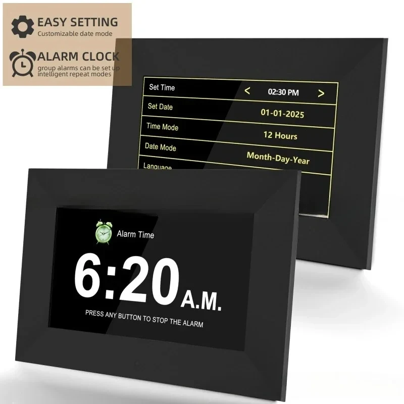 

Electronic Alarm Clock Calendar Elderly Large Screen [XX] Inch Digital Display