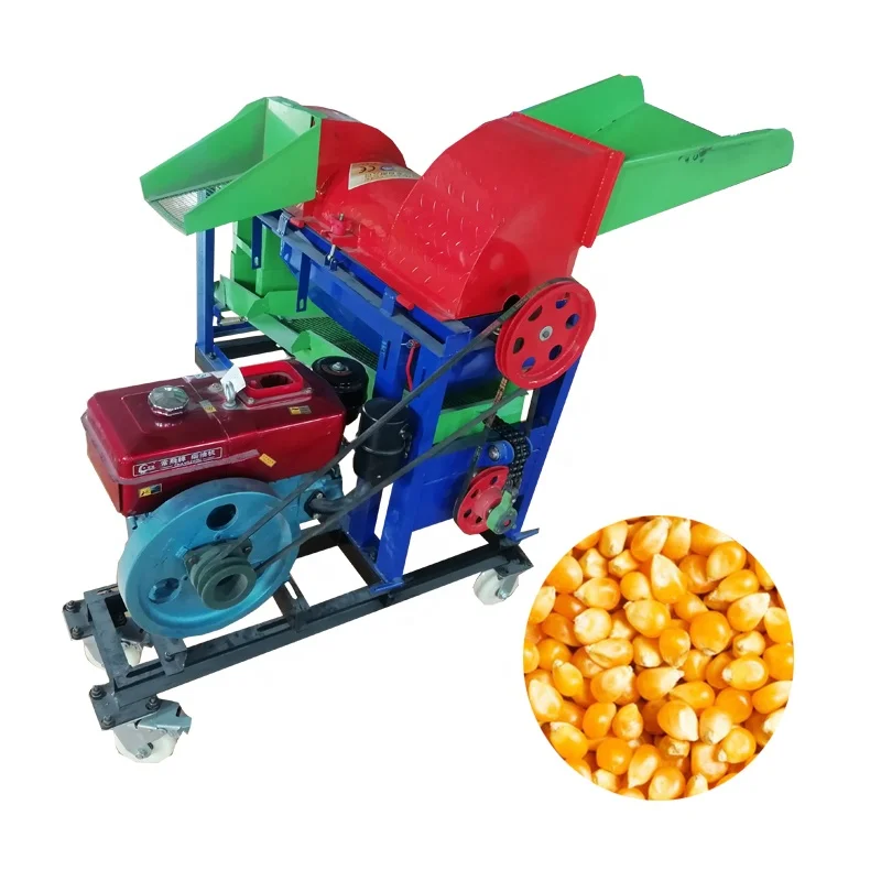 Corn Shell Cracking Machine Corn Maize Peeler and Thresher Machine