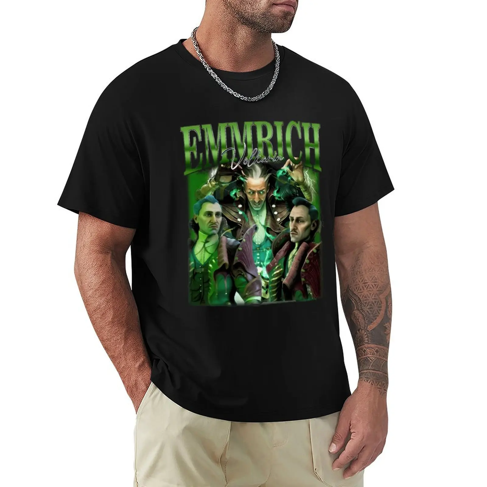 Emmri.ch Volkar.in Dragon Age Veilguard T-Shirt Creative Graphic Tee Shirt