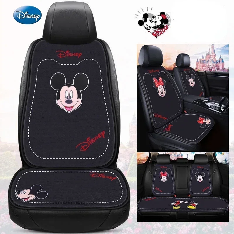 Cute Disney Mickey Minnie car interior seat cushion all-season anti-slip car accessories ladies seat cover   car cushion