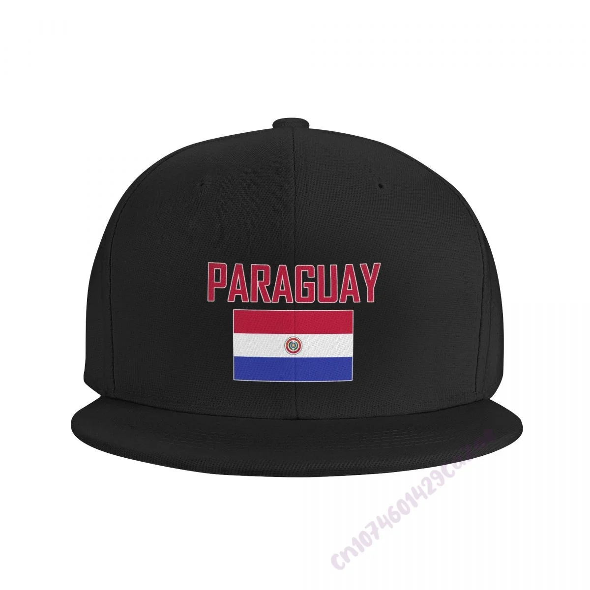 PARAGUAY Flag Flat Brim Baseball Cap Breathable Adjustable Men Women Outdoor Hip Hop Hat For Gift