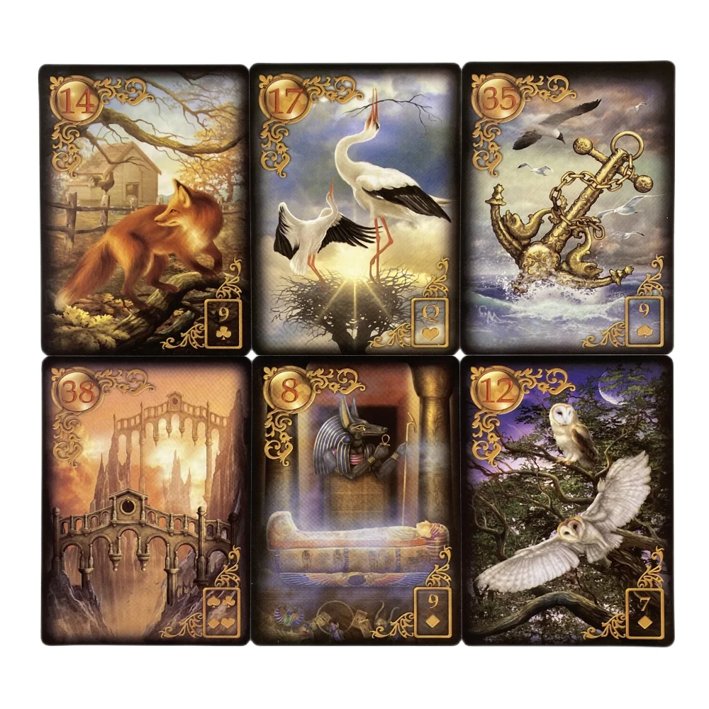 The Reverie Lenormand карты с изображением оракла A 47 Таро, издание гадания на английском языке, колода для игр