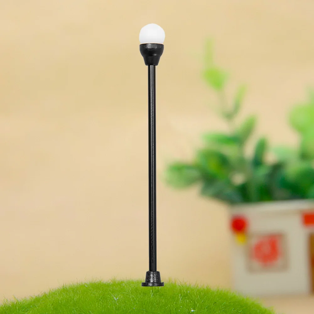 10 peças 6.5v modelo de lâmpada em miniatura luz para fazer modelo diy/layout de trem ferroviário/paisagem de mesa/iorama