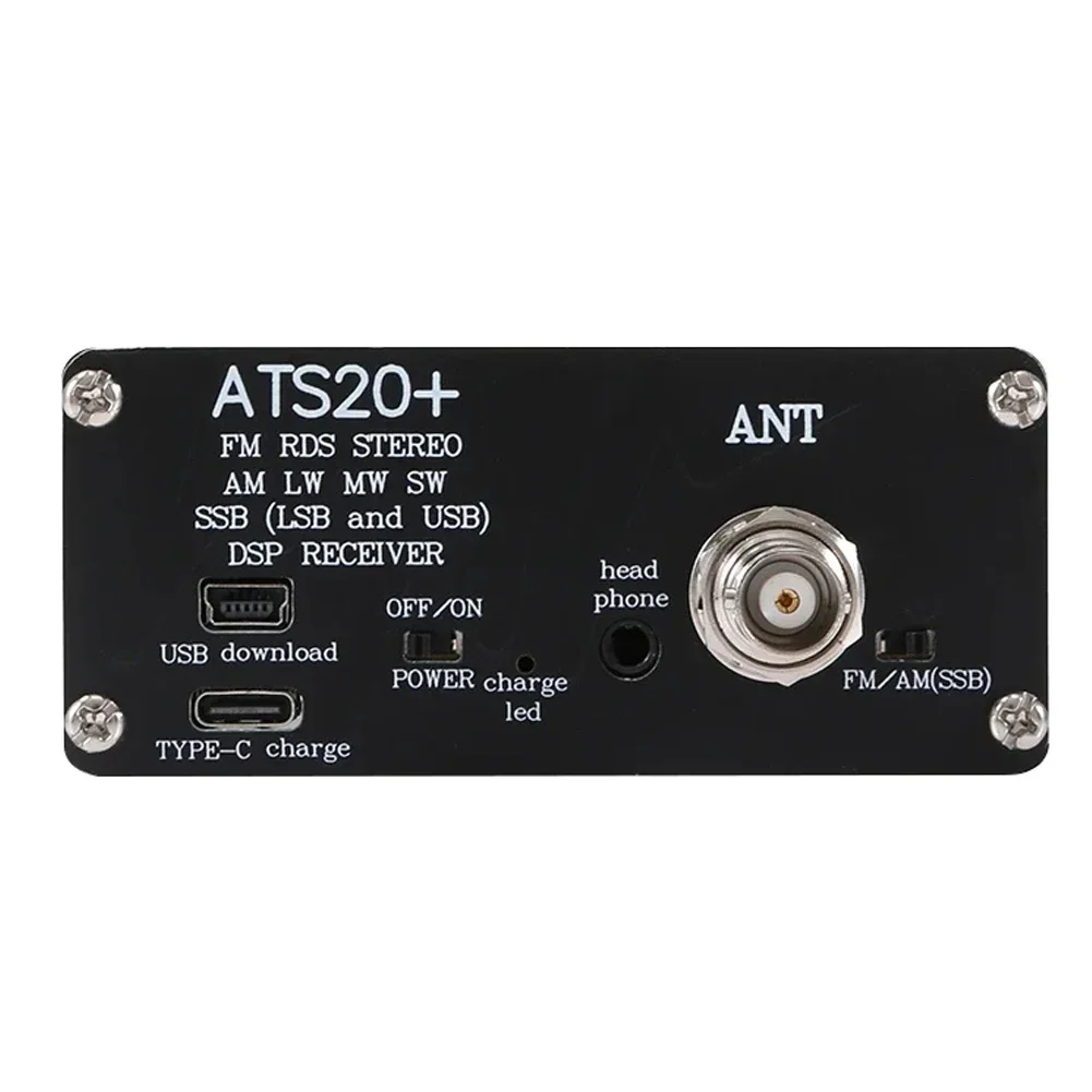 ATS-20+ SI4735 Full Waveband Radios Receiver Frequency Modulation AM (MW & SW) SSB (LSB & USB) Covering Commercial Amateur