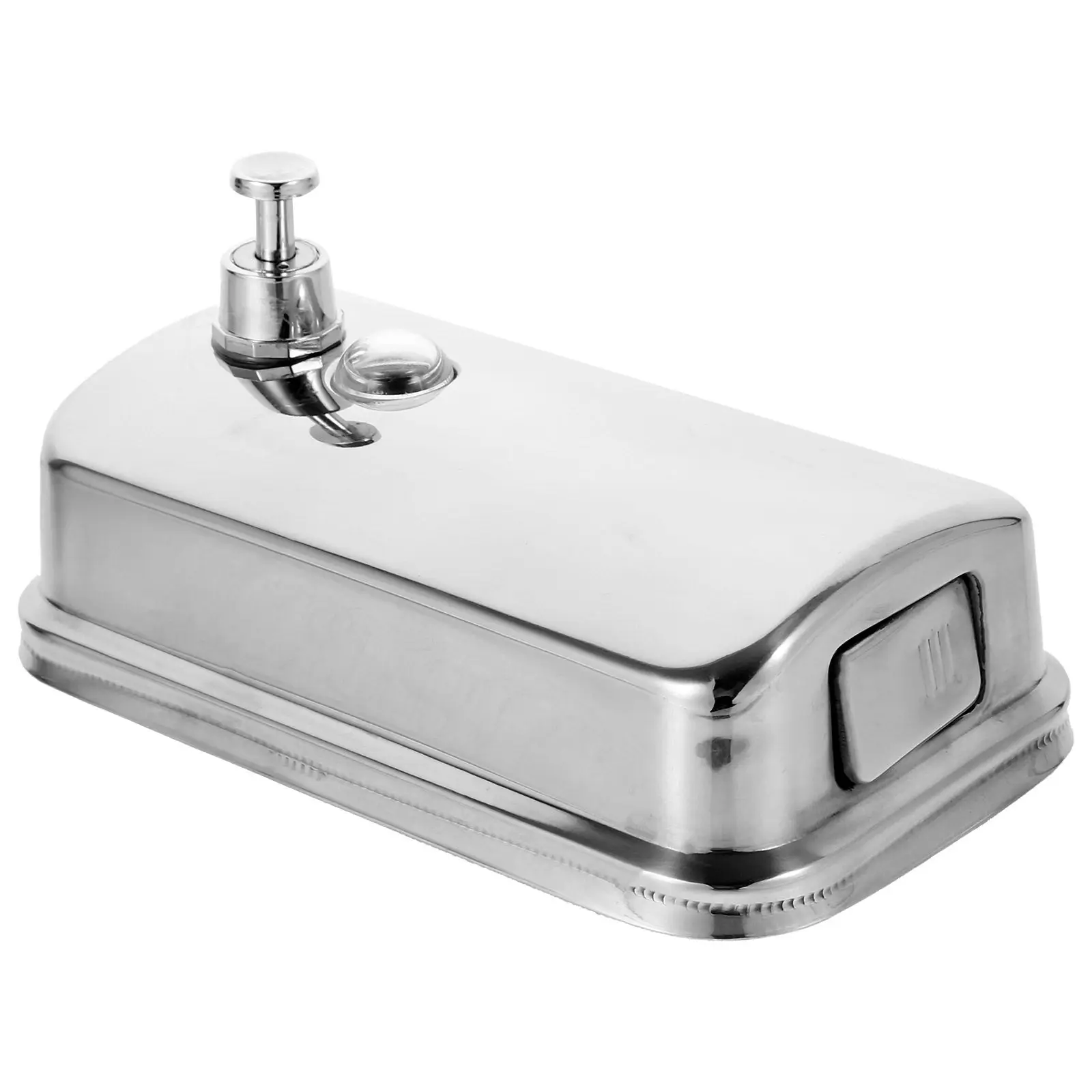 

Wall Mounted Stainless Steel Soap Dispenser for Bathroom Kitchen Shower Hotel Heavy Duty Large Capacity Liquid Hand Soap Lotion
