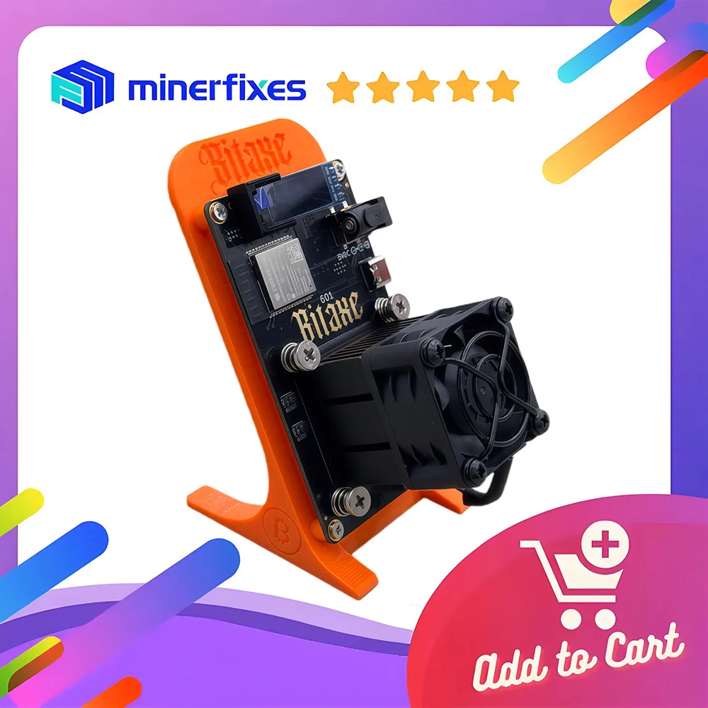 

Bitaxe Gamma 601 Solo Miner 1,2TH/S 18 Вт BM1370 от Antminer S21 Pro Asic майнер Биткойн-майнер BTC Miner Криптомайнер