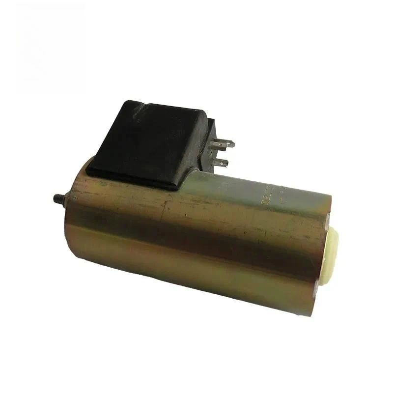 Electromagnetic stop device for spare parts of construction machinery engines
