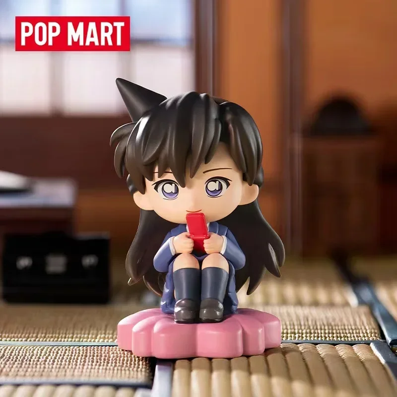 

POP MART знаменитый детектив Конан, классическая серия персонажей, слепая коробка, коробка-сюрприз, оригинальная фигурка, мультяшная модель, загадочная коробка