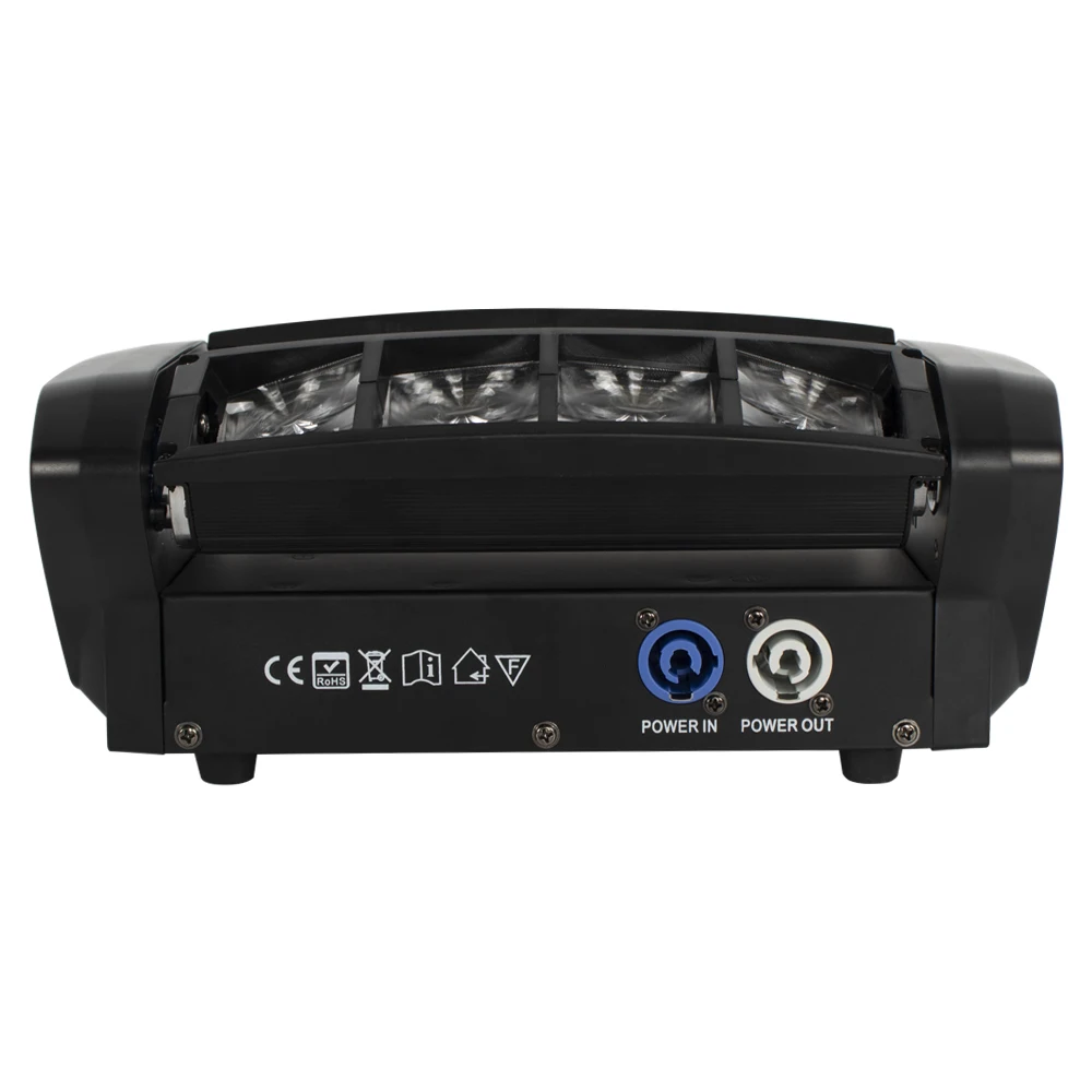 SHEHDS 8X6W Mini LED Beam Moving Head RGBW Lighting Stage Light Good For Parties DJ Disco Wedding Decoration Night Club Lights