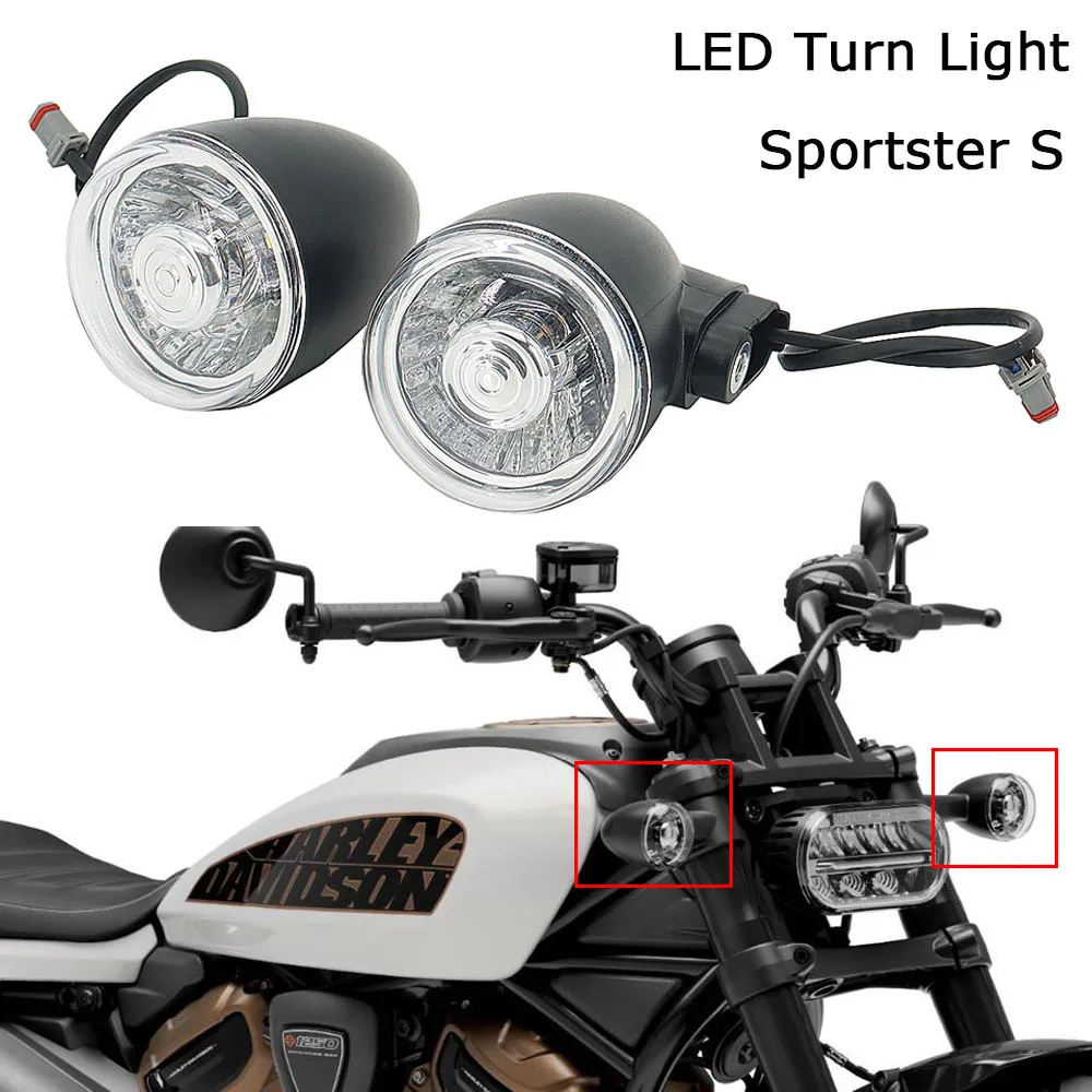 

Sportster S Motorcycle Front Rear Headlamp Brake Light LED Bullet Turn Signal Light For Harley Sportster S 1250 RH1250 2022 2021