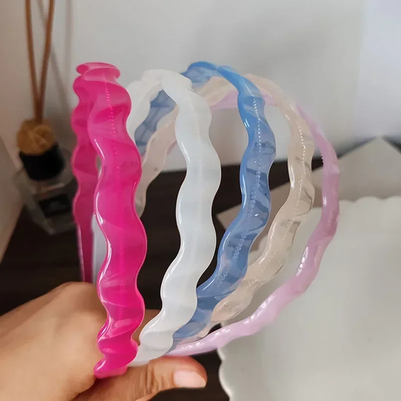 1.2 سنتيمتر واسعة الصلبة كاندي جيلي الملونة العصابات الشعر خمر الحافة العصابات الشعر اكسسوارات رئيس الأطواق للنساء الفتيات