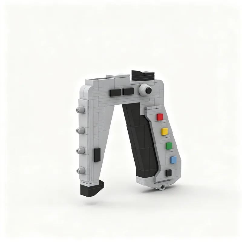 180 Pezzi MOC Modello di Pistola Spaziale, Blocchi da Costruzione, Architettura Assemblabile, Regalo Creativo di Natale, Giocattolo Educativo