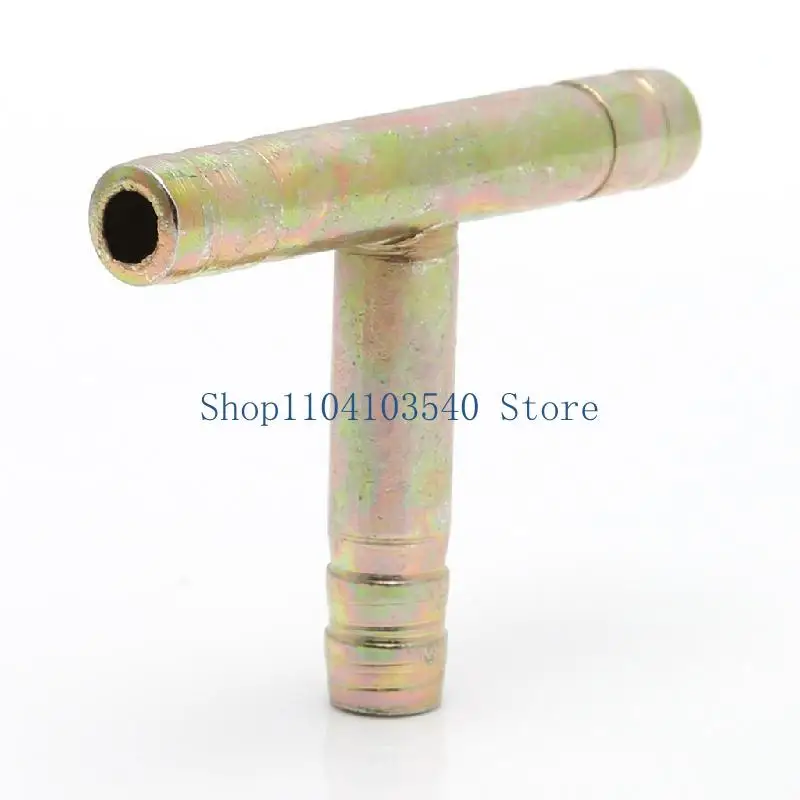 

02DC 8mm 5/16" 3 Way Hose Barbed Connector Air Water Pipe Gas Tubing