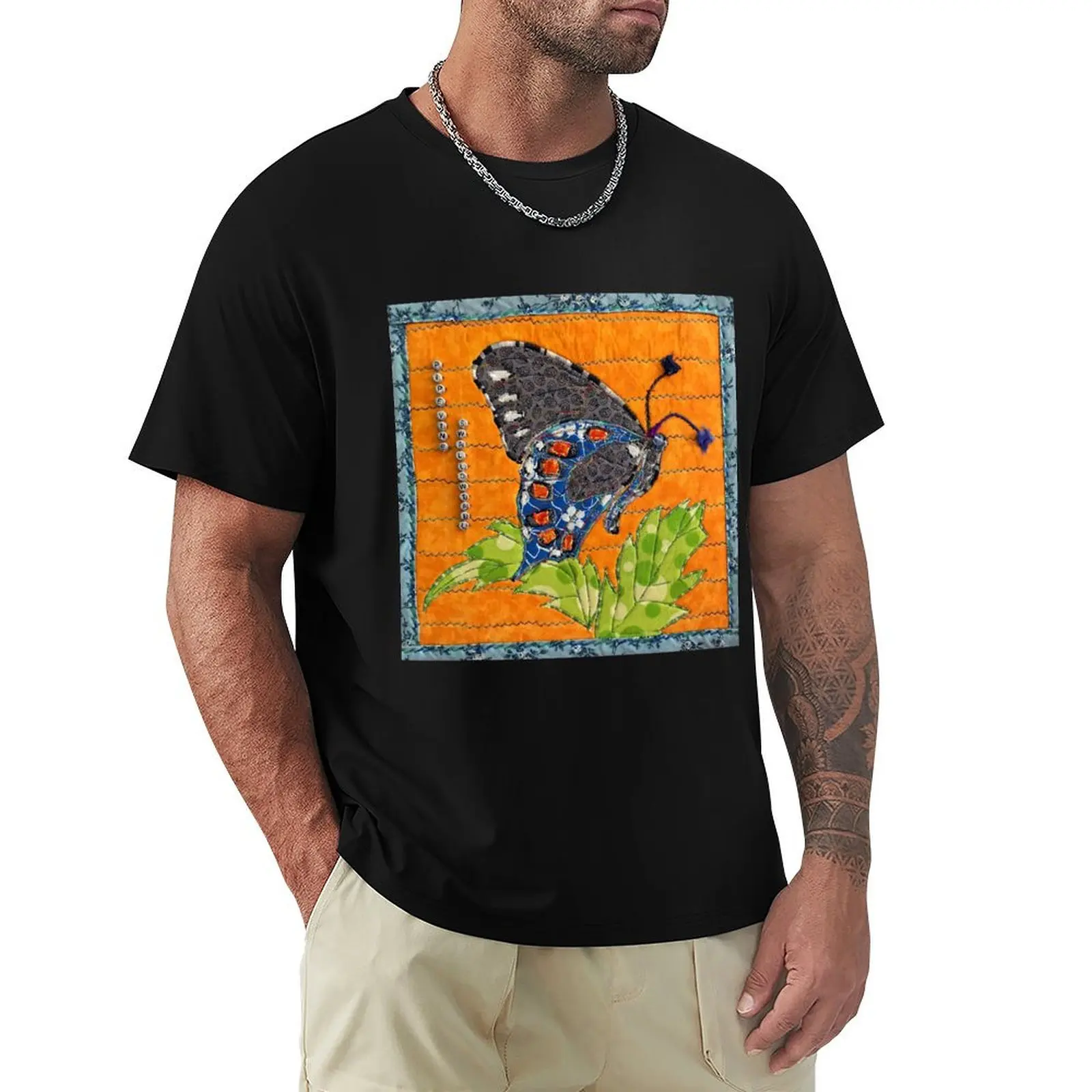 

Pipevine Swallowtail - Butterfly Collection (Quilt) T-Shirt heavyweights boys whites kawaii clothes men clothings