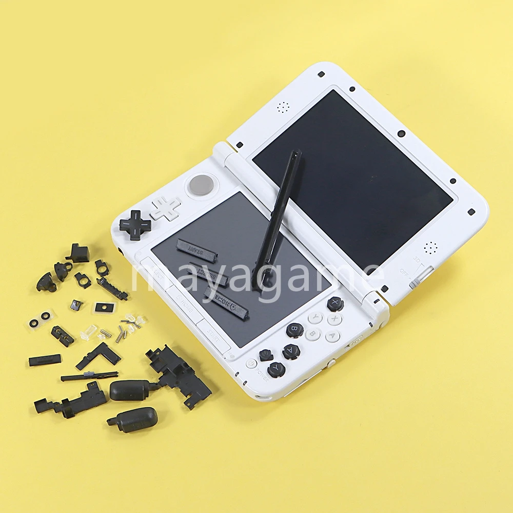 1 Juego de teclas de botón completas para 3DSXL 3DSLL 3DS XL LL R & L piezas de botones D Pad ABXY Home Power juego de botones completos