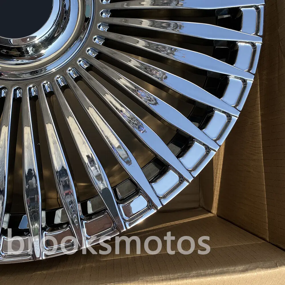 24" NEW MULT SPOKE CHROME FORGED WHEELS RIMS FIT FOR ROLLS ROYCE CULLINAN 24X10