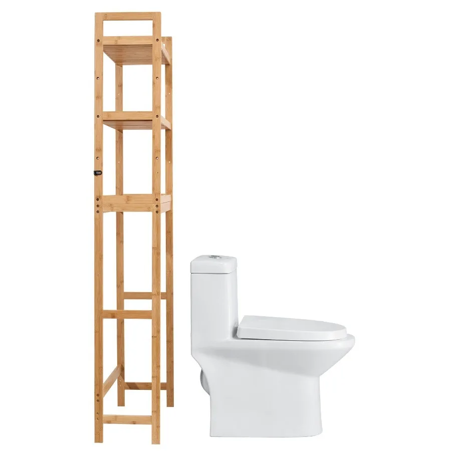 

Over the Toilet Storage 3Tier Bathroom Shelf Rack Space Saver Organizer