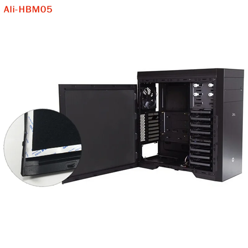 (HB05)500*400*3mm/5mm Computer Mesh Sponge PC Case Fan Cooler Black Dust Filter Case Dustproof Cover Chassis Dust Cover 40PPI