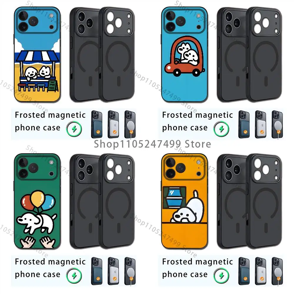

Cute Matsui Art Phone Case For iPhone 17,16,15,14,13,12,11,Pro,Max,Plus,E,Air,Mini Magnetic Magsafe Frosted