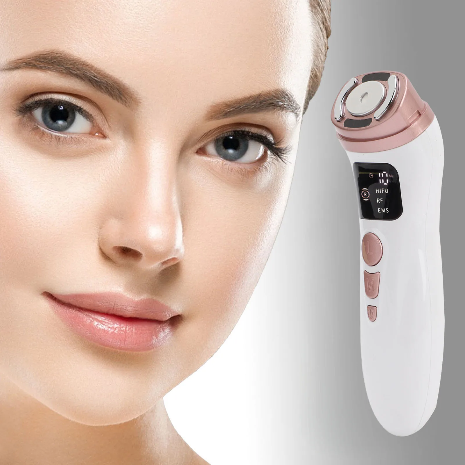 آلة الوجه الصغيرة آلة الوجه الصغيرة RF جهاز التجميل مكركرنت مكافحة الشيخوخة معدات العناية بالبشرة للاستخدام المنزلي #6