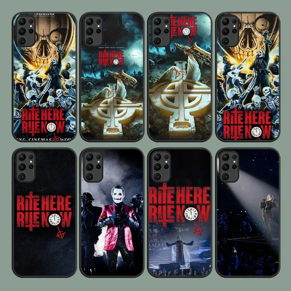 Band G-Ghost Rite Here Rite Now Phone Case For Samsung Galaxy S24 S22 S23 S30 Note 20 10 Plus Lite FE ULTRA Cover