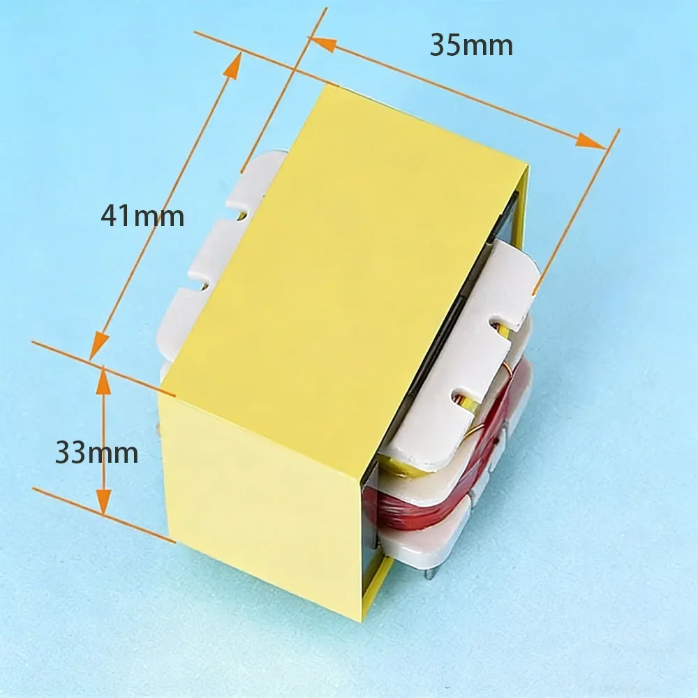 1Pcs 5W Power Transformer AC 220V 380V To AV 6V 9V 12V 15V 24V Isolated Power Frequency PCB Pin Type EI41 5-Pin Vertical
