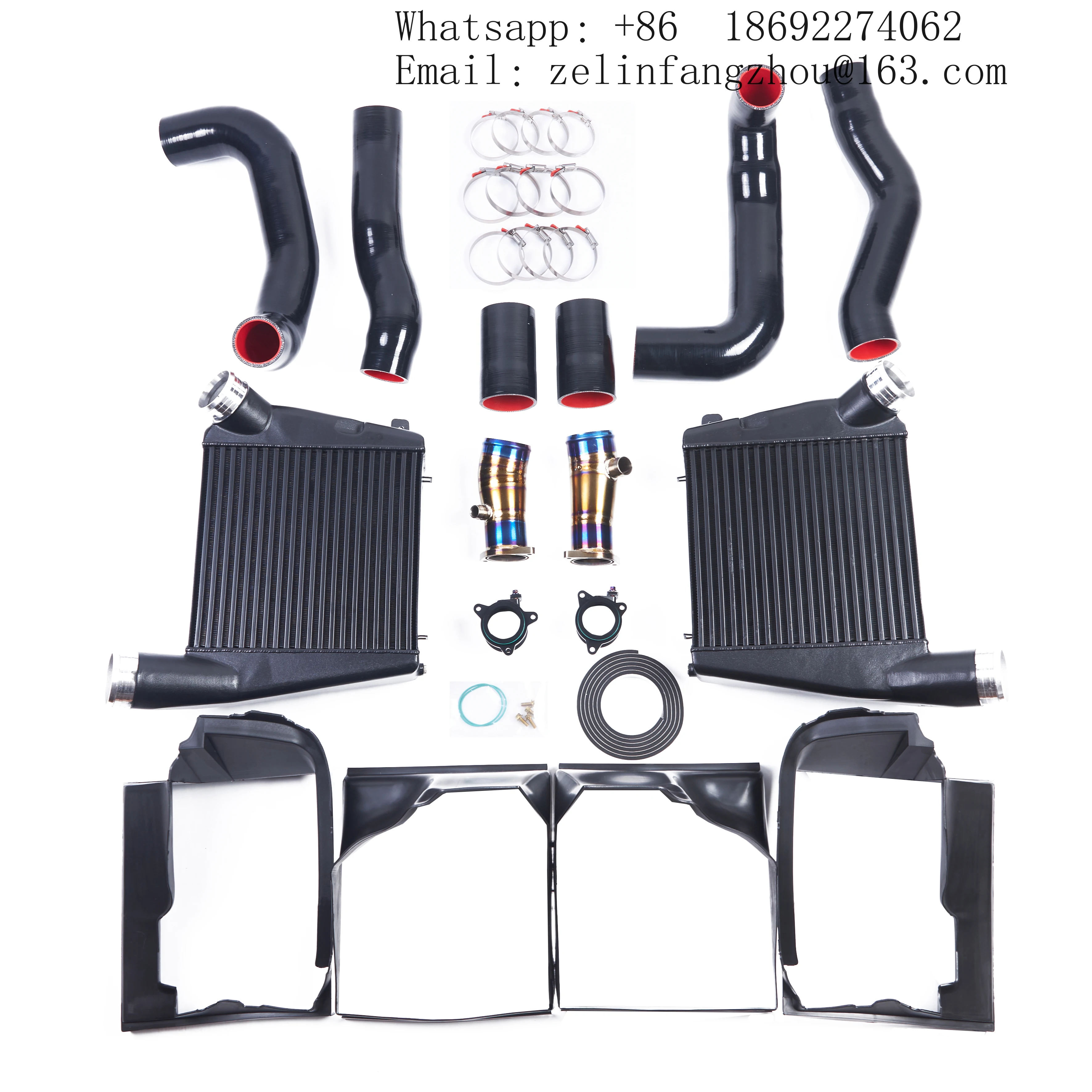 Reinforced Turbocharger Parts Intercooler OE 971145803 Auto Engine Parts Intercooler Kit For Panamera 971.1, 971.2