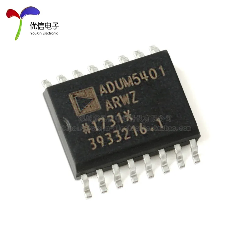 10PCS original authentic ADUM5401ARWZ SOIC-16 DC/DC converter four-channel isolator chip