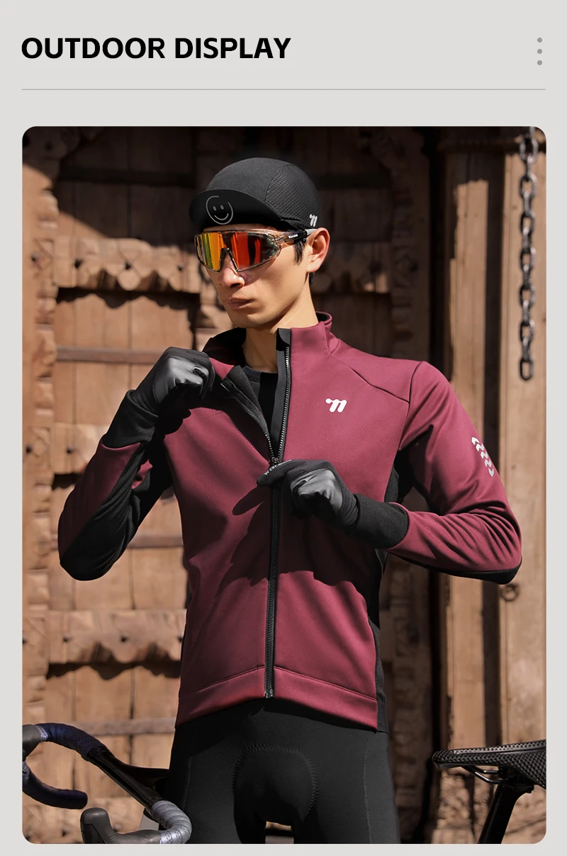 WEST RADFAHREN Männer Halten Warme Radfahren Jacke Winter Herbst Winddicht Thermische Fleece Fahrrad Mantel Wärme Lagerung Windjacke Fahrrad Jacke – Detail 26