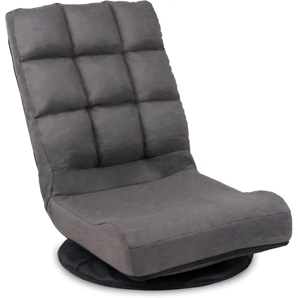 

Multi-Position Gaming Chair with Swivel, Rocker, and Adjustable Lumbar Support for Teens (Brown)