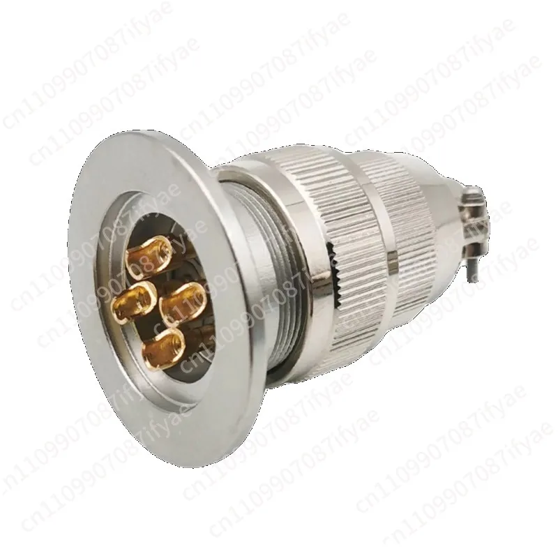 Aviation plug 304 stainless steel KF16/25/40 vacuum hermetic glass sintered feedthrough mounting connector