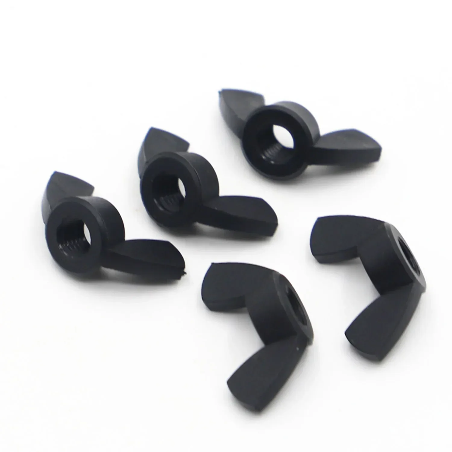 

DIN315 Hand Tighten Black Nylon Nut Wingnut Butterfly Nut Ingot Plastic Wing Nuts M3 M4 M5 M6 M8 M10 M12 1-5PCS