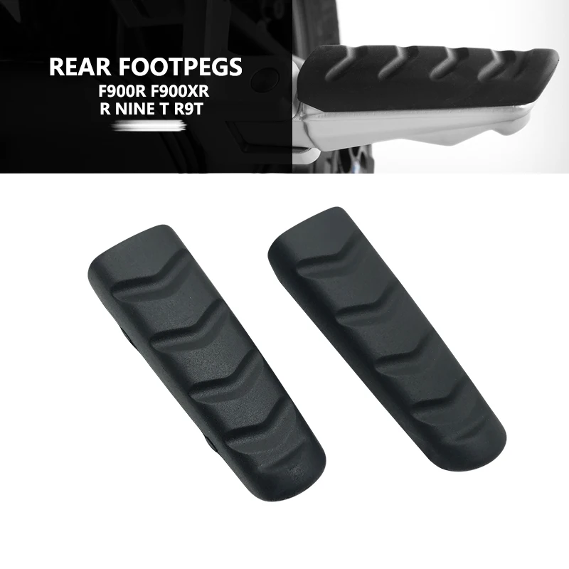 Motorcycle Rear Footrest Foot Peg Footpegs Plate Rubber Cover For BMW F900R F900XR R NINE T R9T Urban Pure S1000XR RNINET