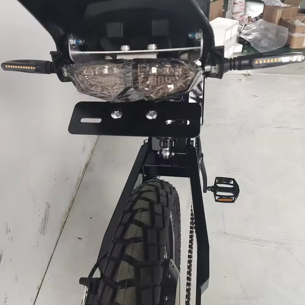 For Stealth Bomber 15000W Electric Bike With Strong 72V 26AH/75AH Lithium Battery Single Speed Rear Hub Motor