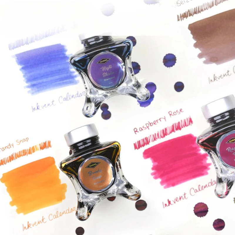 Diamine Fountain Pen Ink 50ml Octopus Bottle Shimmer Chameleon Color Ink for Calligraphy Writing Dip Pen Stationery Gift