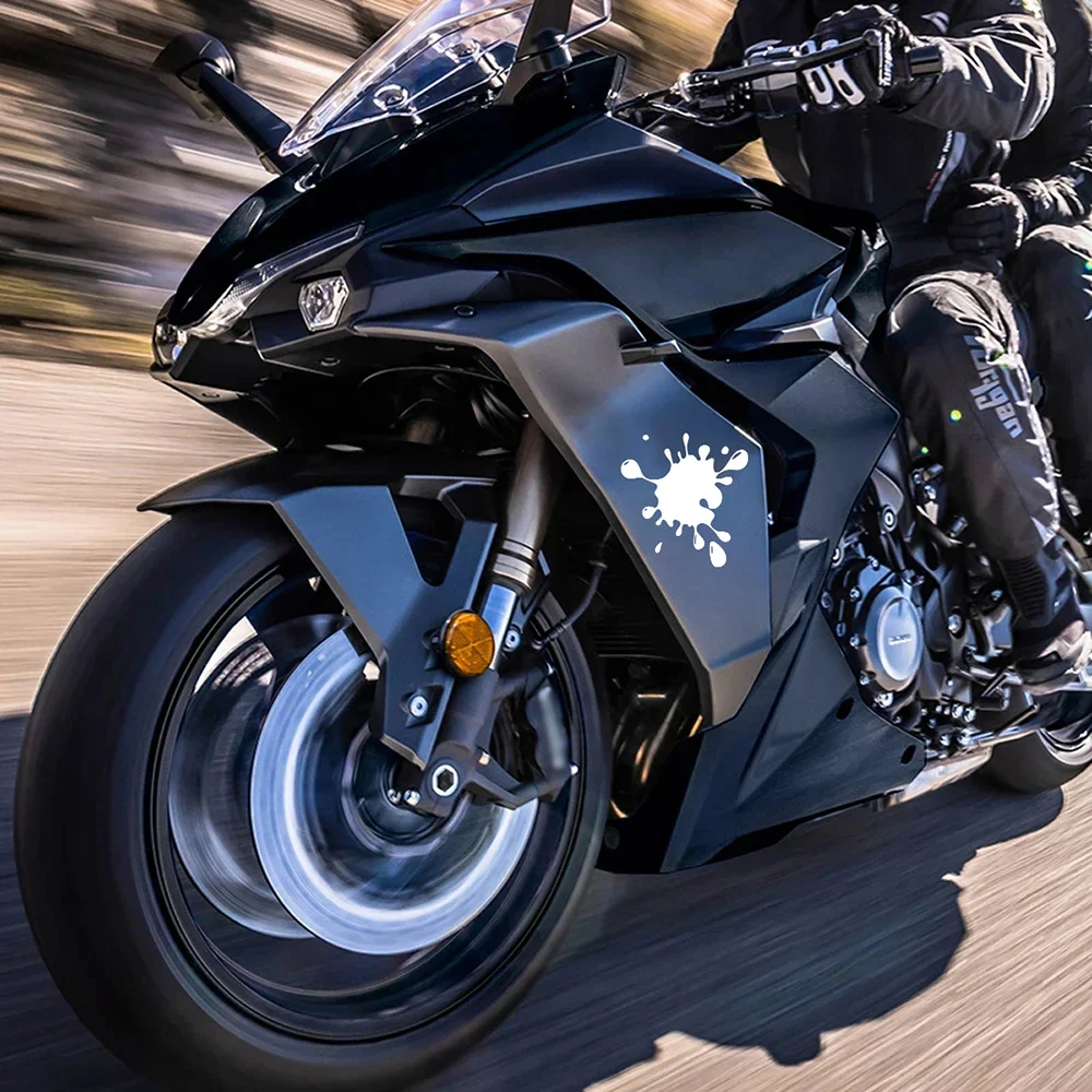 

Декоративные виниловые наклейки для скутеров, мотоциклов, касок, топливных баков, аксессуары для мотоциклов, забавные виниловые наклейки-декали.