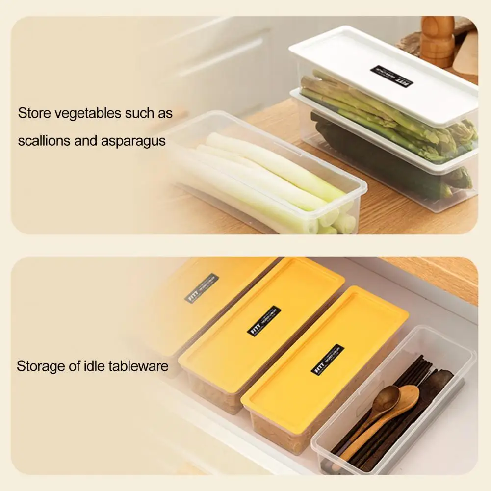 Bpa-free Food Container Transparent Food Container Microwavable Noodle Storage Box with Airtight Lid Ideal for Spaghetti