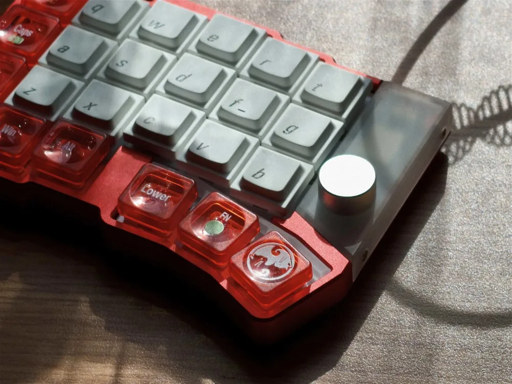 Kit Keyboard Cornix Wireless Tenting Knob Wired Bluetooth Choc V2 Split Dual Mode Aluminium in Line Fr4 Vial Teclado