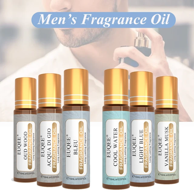EUQEE 10ml Premium męski olejek zapachowy do dyfuzora samochodowego aromaterapia wanilia piżmo skóra bursztynowy romans aromatyczne olejki eteryczne