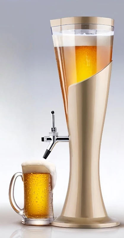 Beer Barrel, Wine Tower, Craft Brewing Commercial 3L Luminous Bar, Coke European Style Brewer