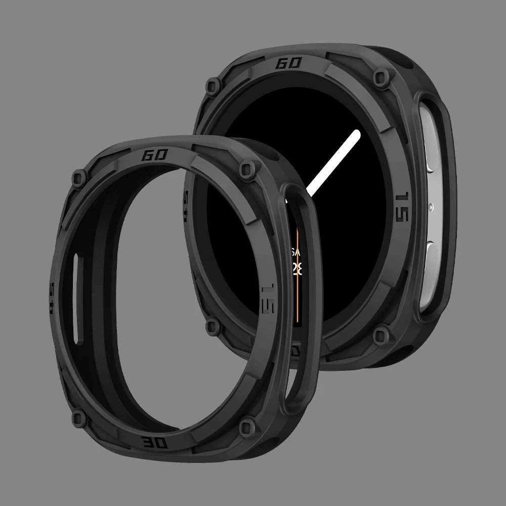 Rugged Bezel Case for Samsung Galaxy 8 44mm 40mm Protector Hard PC Bumper Frame Scale Protective cover Galaxy watch8 accessories