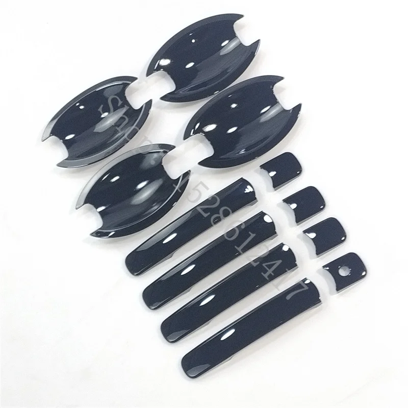 

Для 2008 ~ 2013 Nissan X-Trail X Trail T31 ABS хромированная крышка дверной ручки автомобиля дверная ручка чаша отделка автомобильные аксессуары ярко-черный