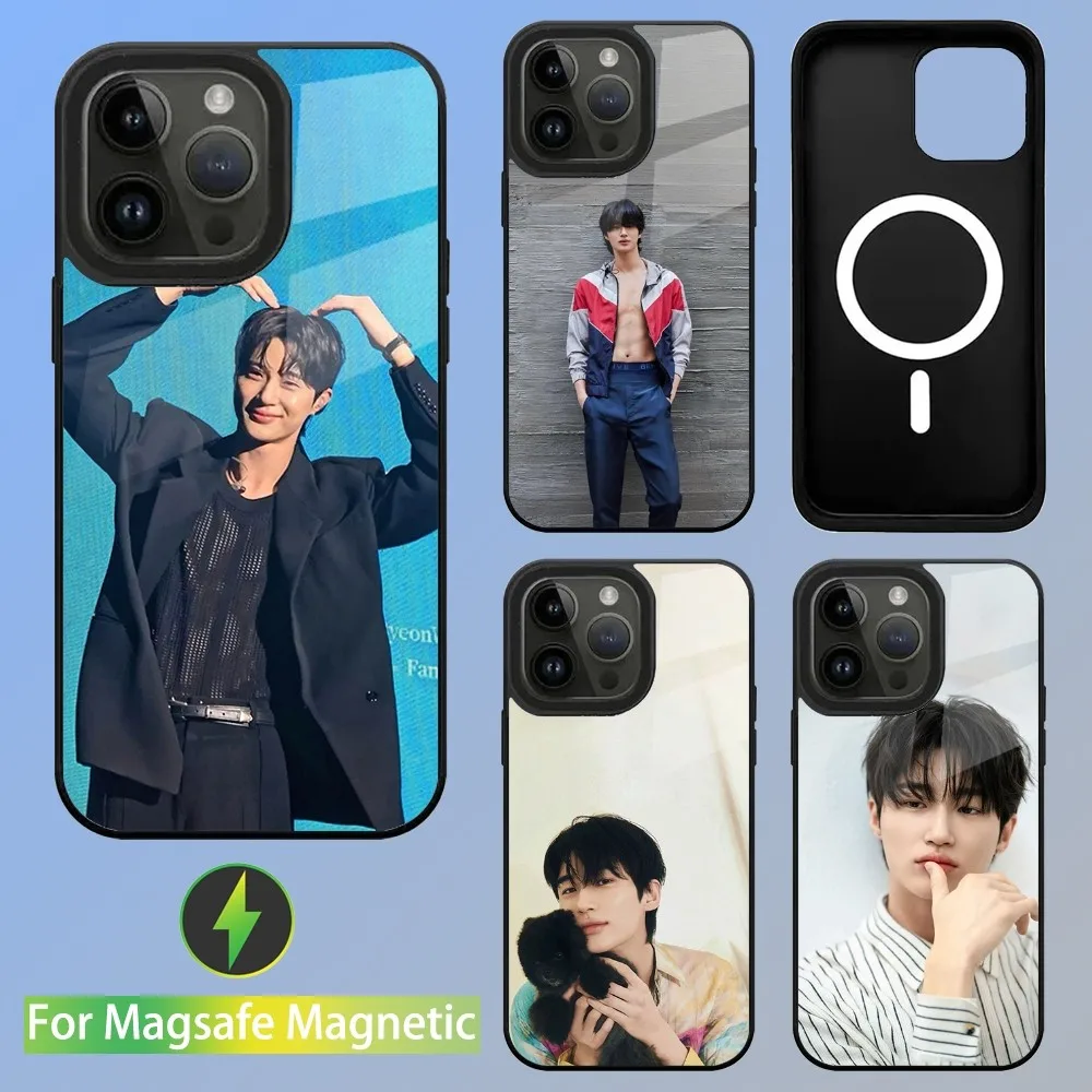 Byeon Woo S-Seok Korea Actor Phone Case For iPhone 15,14,13,12,11,Plus,Pro,Max Mini Magsafe Magnetic Wireless Charging