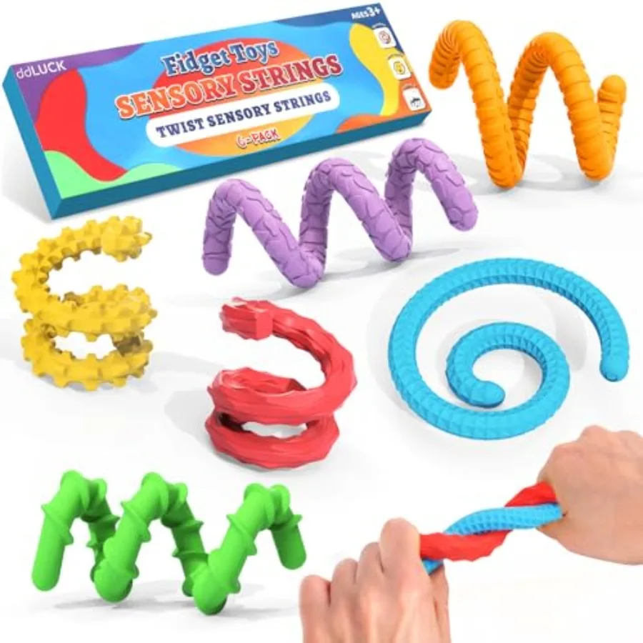 New product tasting price Fidget Toys Silicone Sensory Sticks, Textured Calming Sensory Toys for with Autism, Autism Toy for An