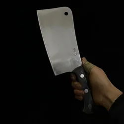 7.5 Chopper Knife 3 Layers BG42 Steel Blade Sharp Machete Cleaver Hatchet Handmade Forged Kitchen Knives Big Bone Poultry Tools